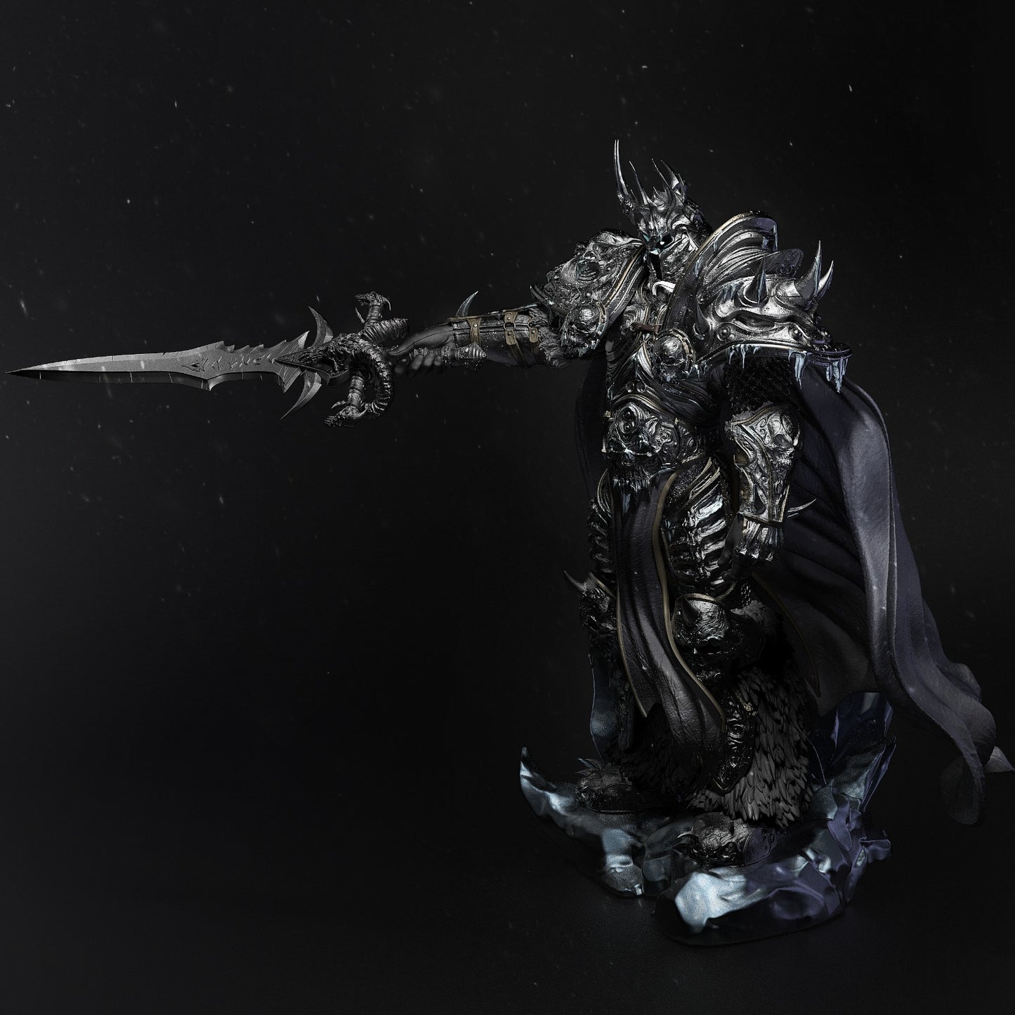 Lich King Collectible Resin Fan Art Pro Painted - MTO