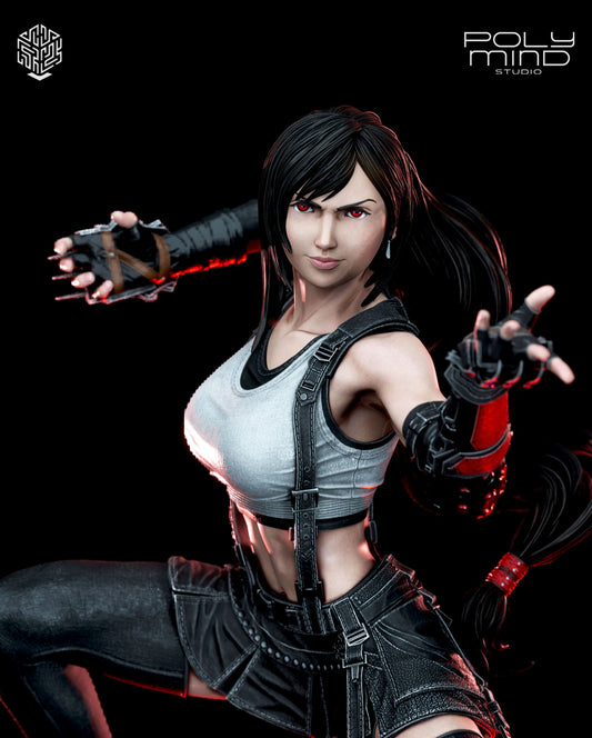 Tifa Lockhart Final Fantasy Resin Art (PolyMind Version)