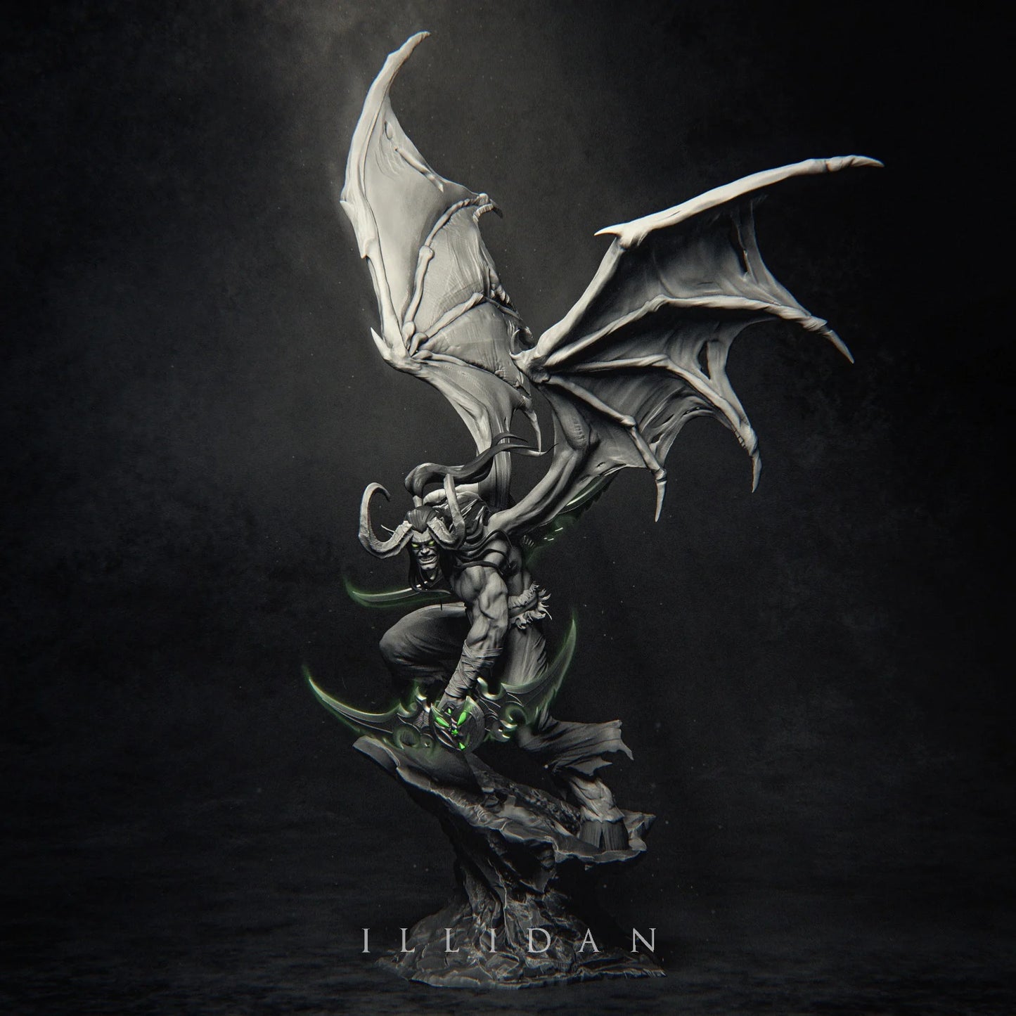 Illidan Resin Fan Art Sculpture