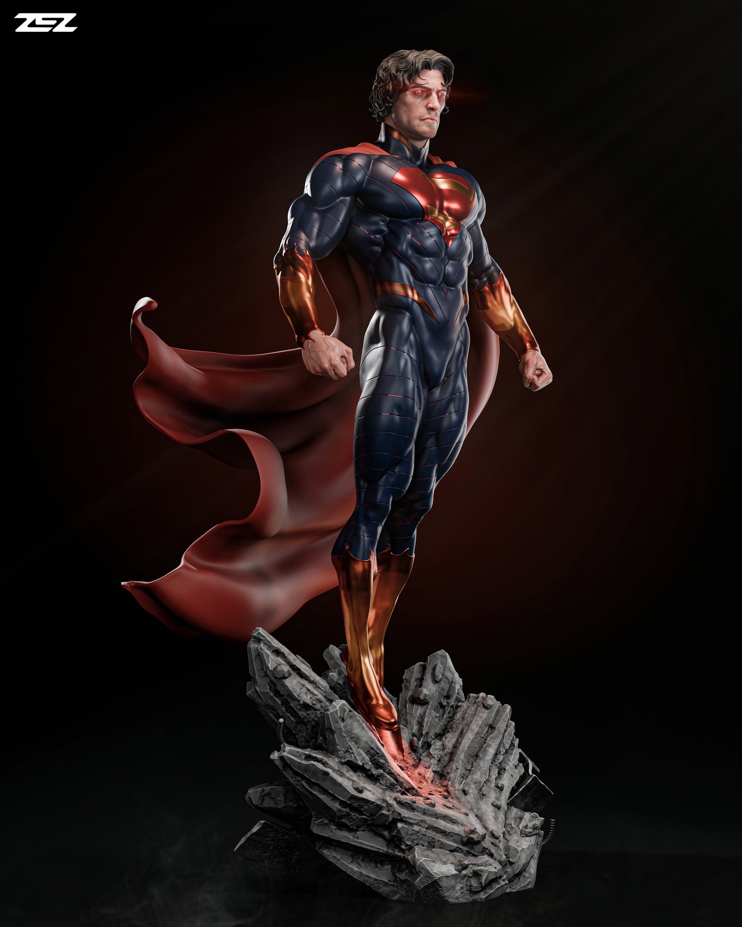 Superman Absolute Resin Sculpture Fan Art Pro - MTO (ZEZ)