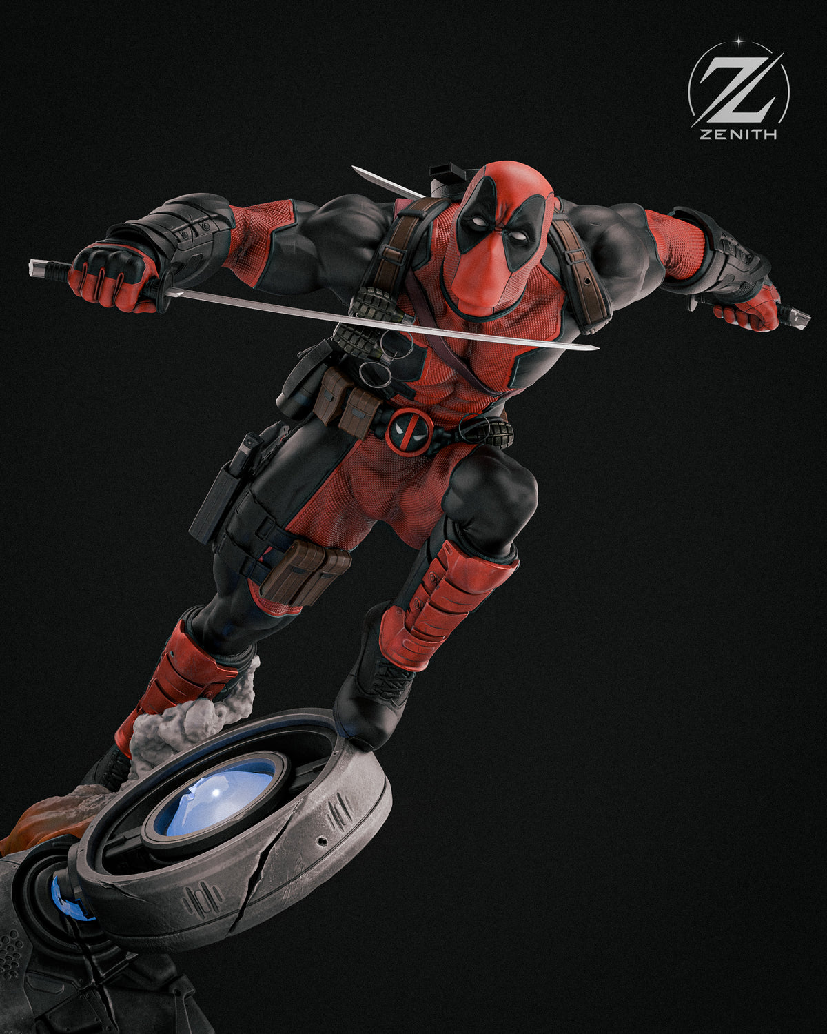 Deadpool Resin Art (Design by Zenith)