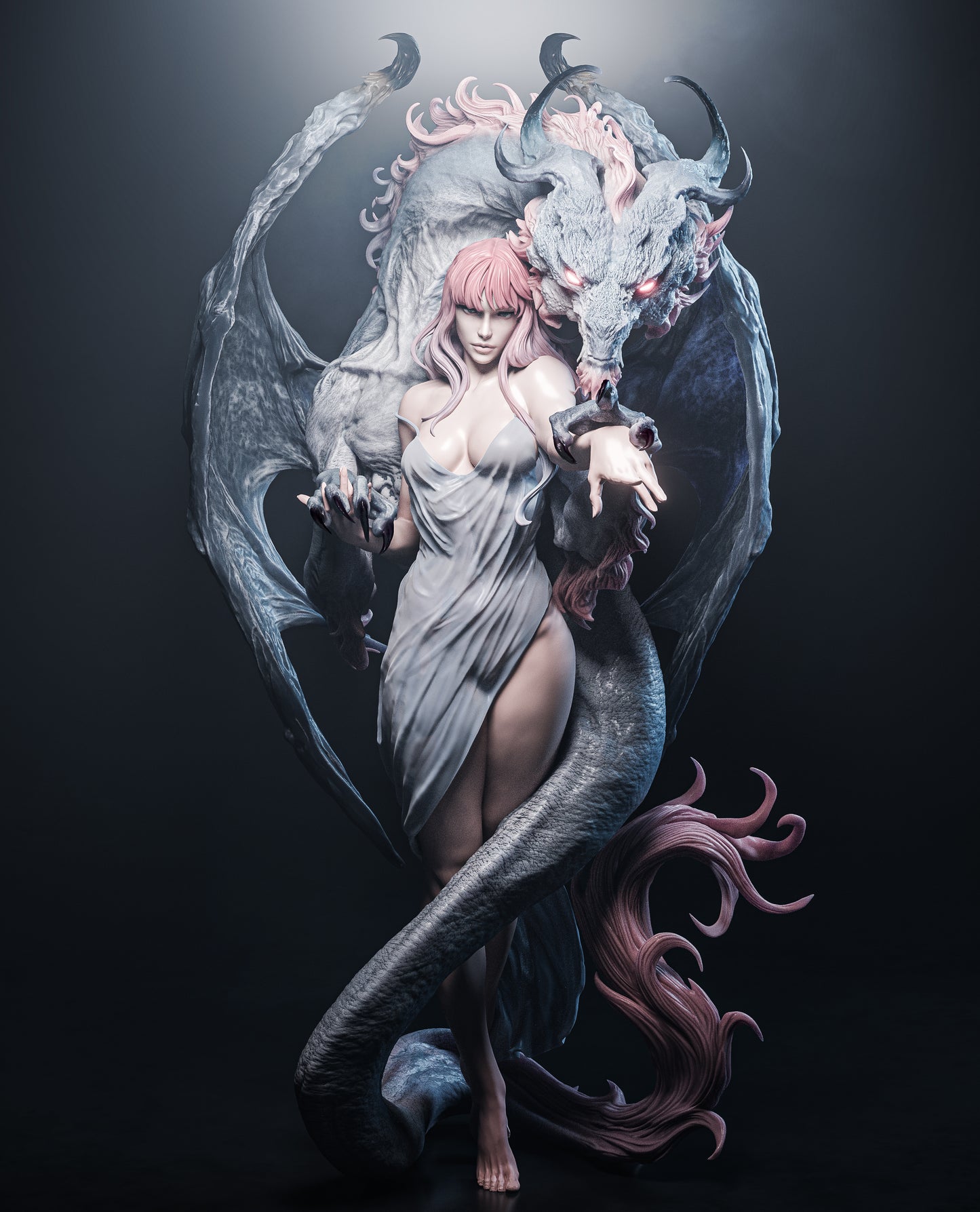 Dragon Lady Resin Art - MTO (Design by CA3D)