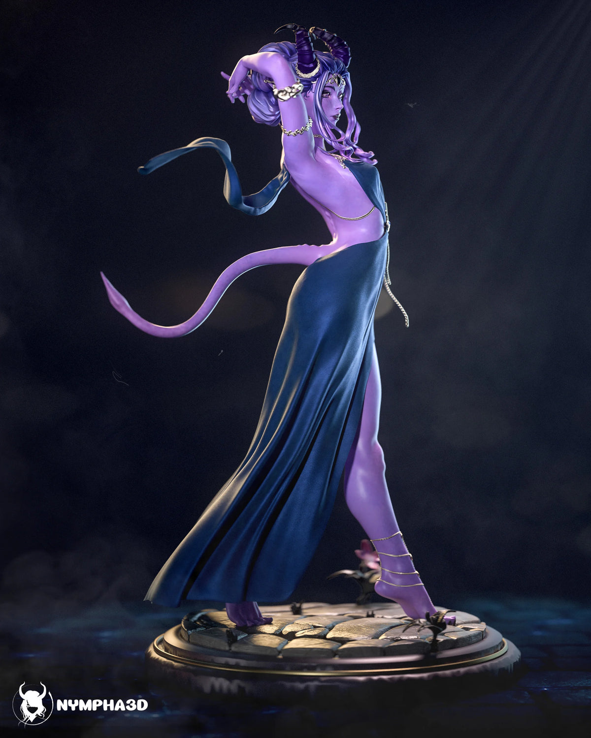 Tiefling Resin Art (Nympha3D)