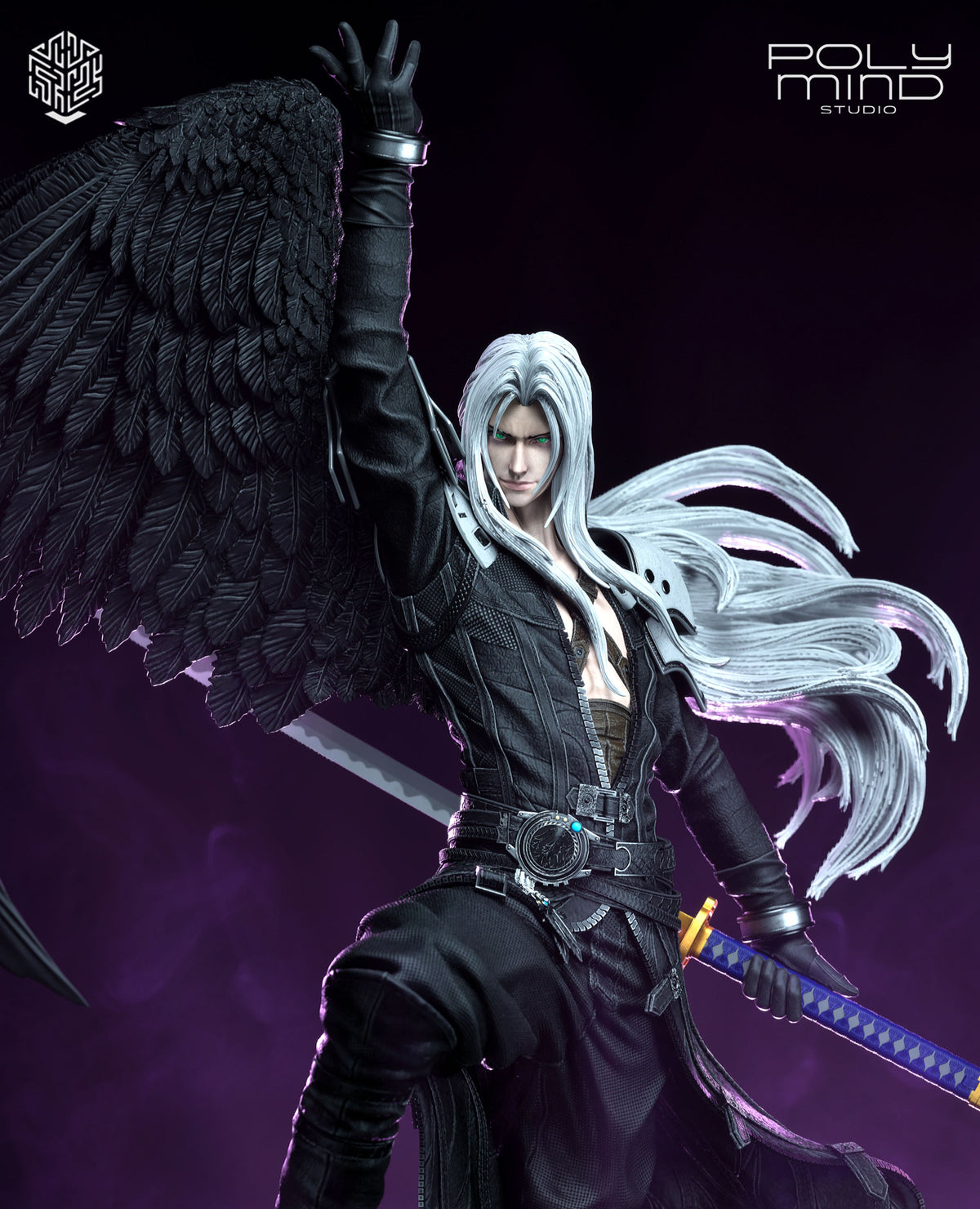 Sephiroth Final Fantasy Resin Art (PolyMind Version)