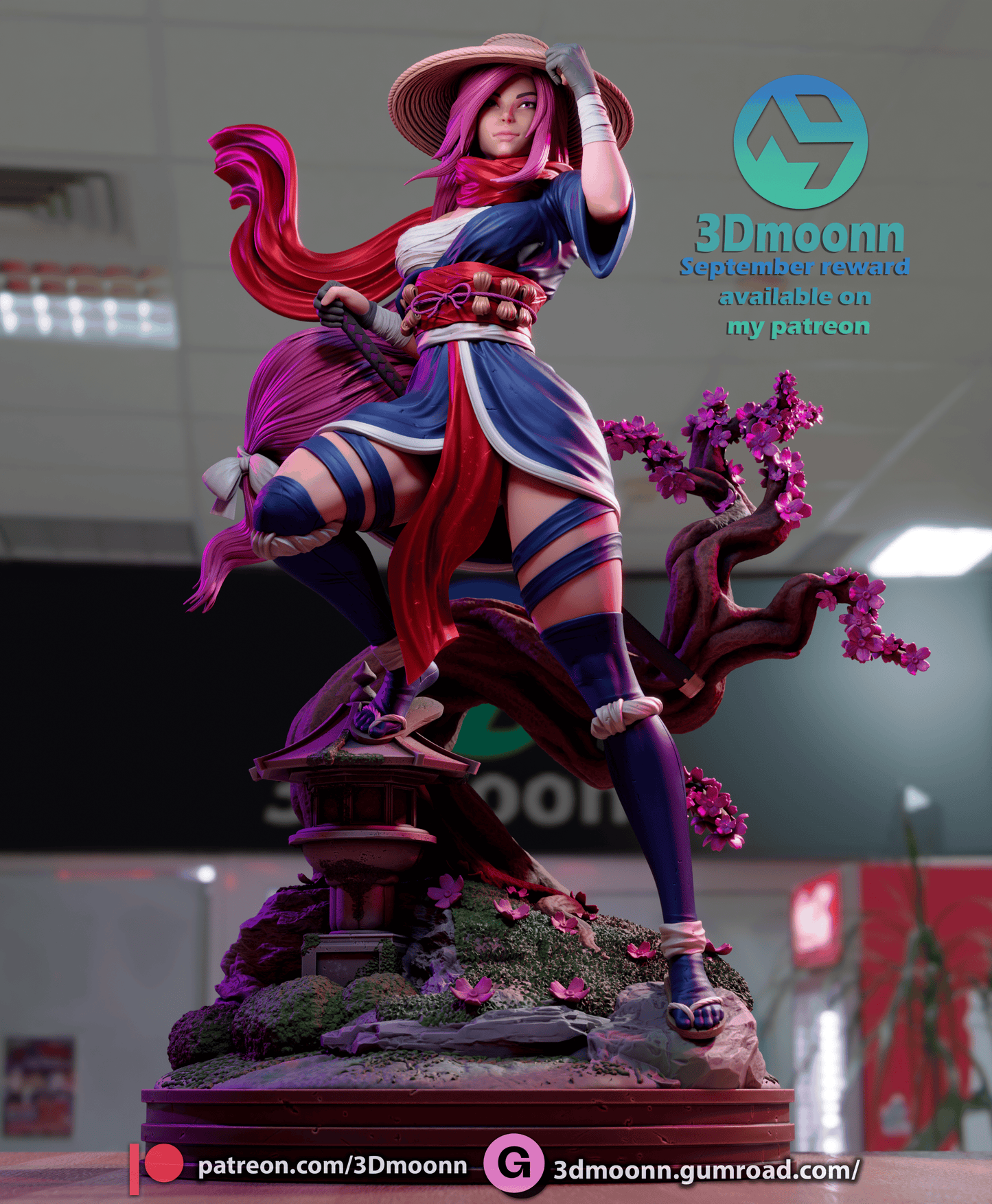 Psylocke Collectible Resin Fan Art - MTO 3DM