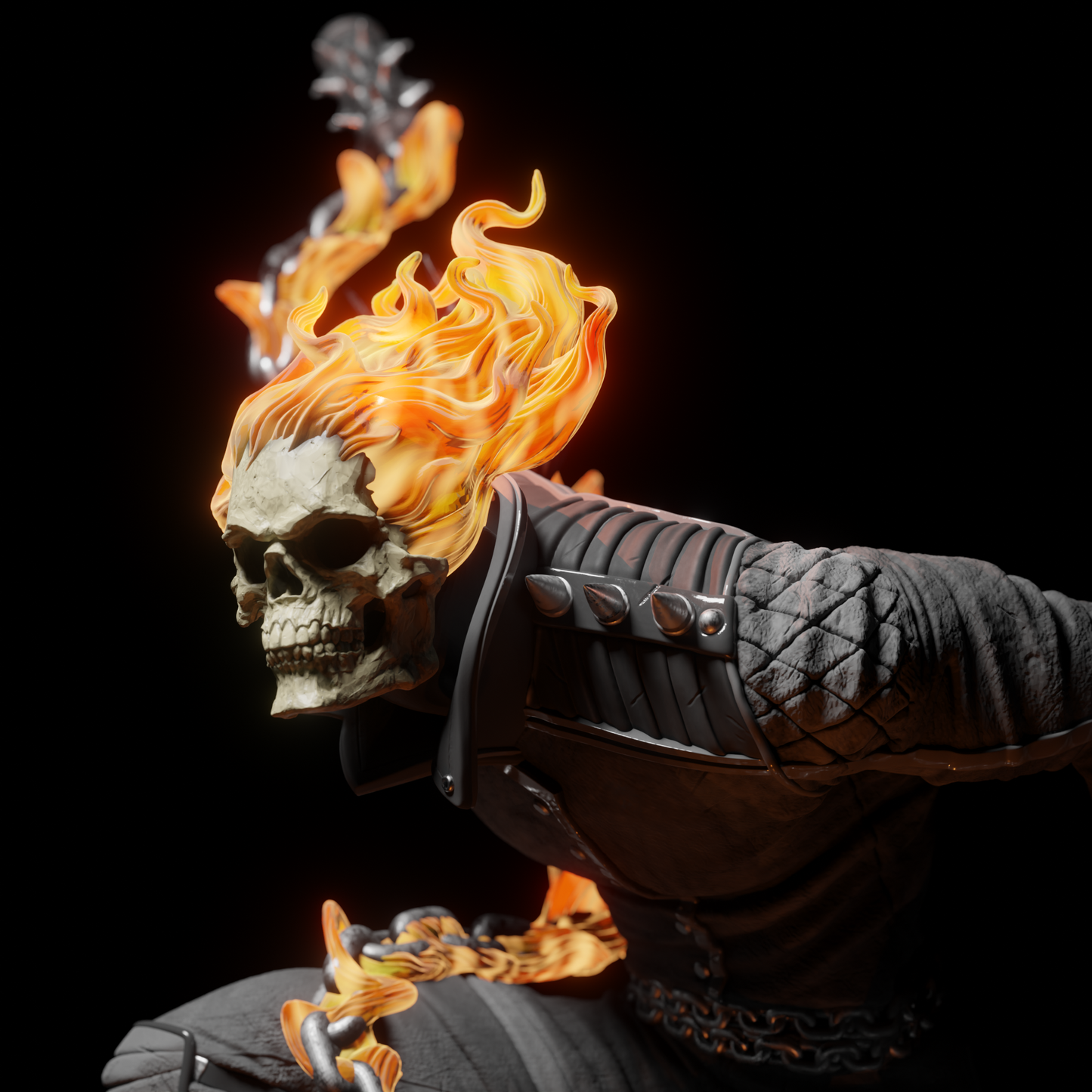 Ghost Rider Resin Fan Art - MTO (3DMind)