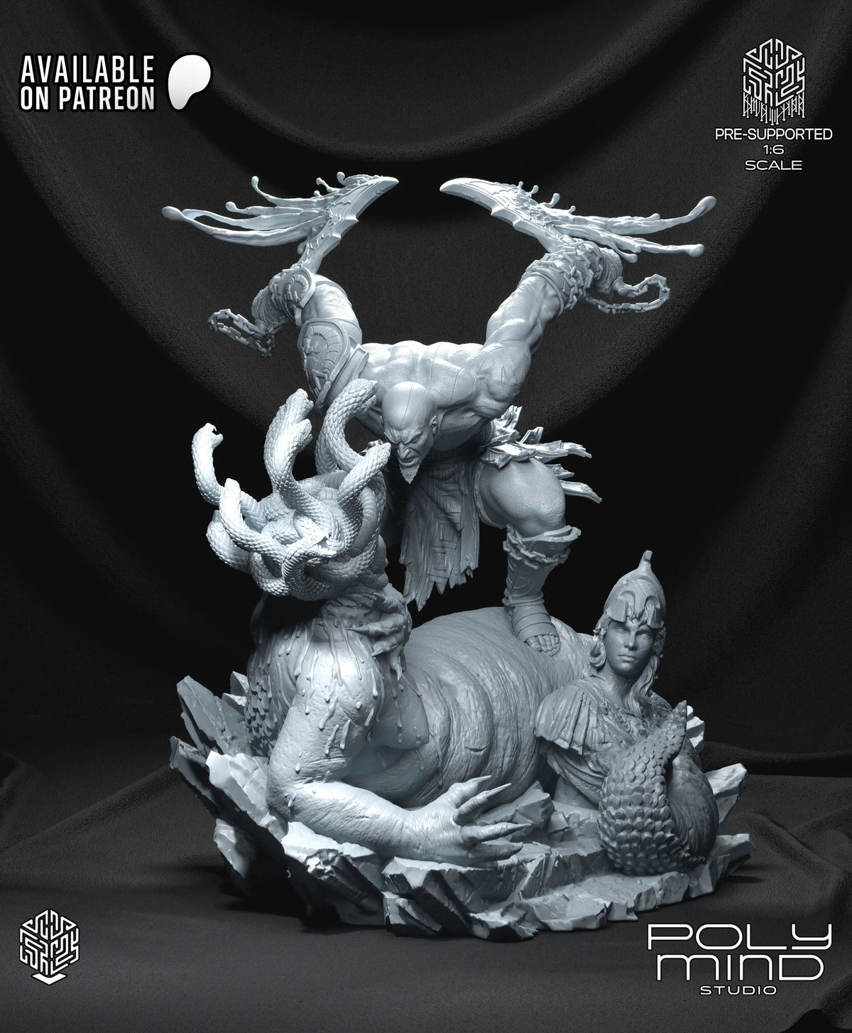 Kratos Resin Art (PolyMind Version)