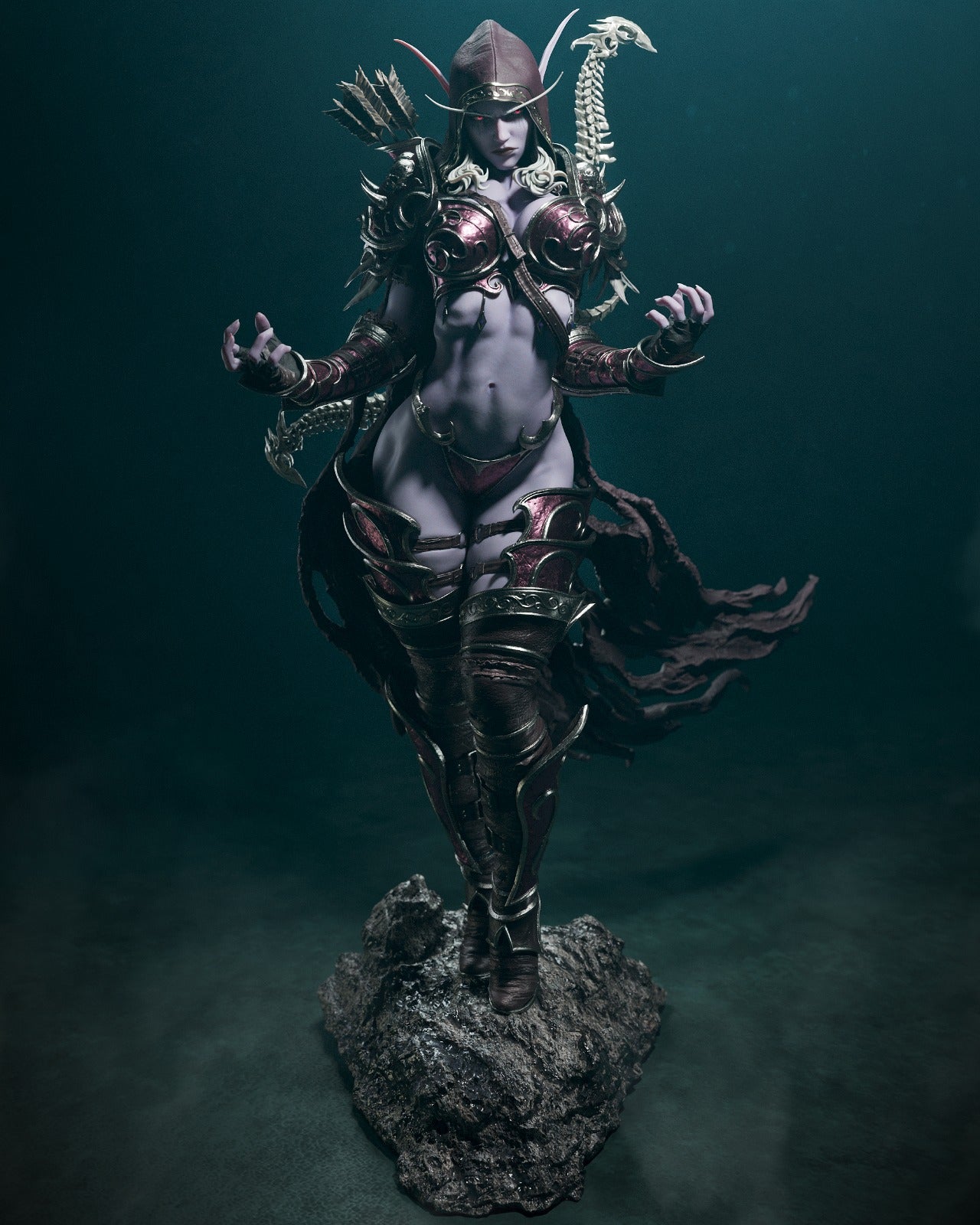 Sylvanas Collectible Resin Fan Art MTO