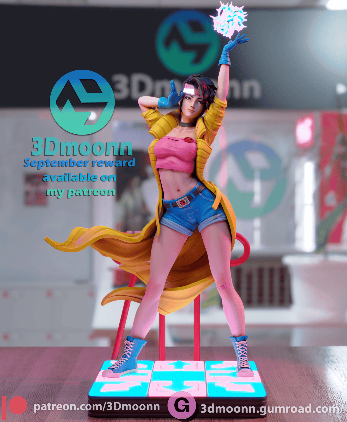 Jubilee Resin Fan Art Sculpture 3DMoonn