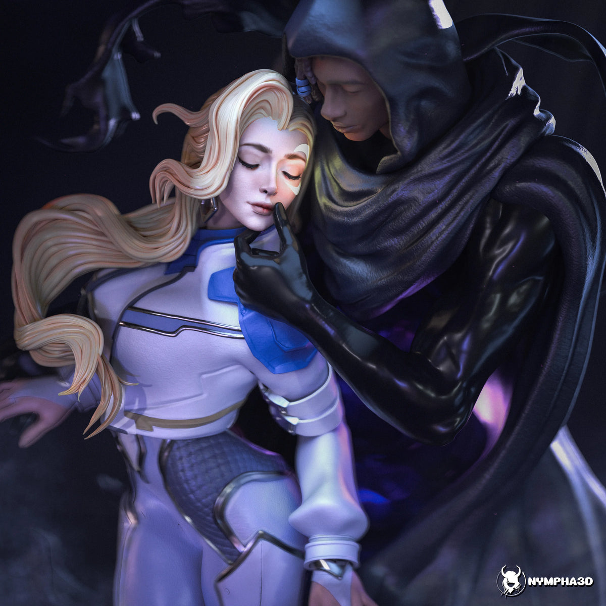 Cloak and Dagger Resin Art (Nympha3D)
