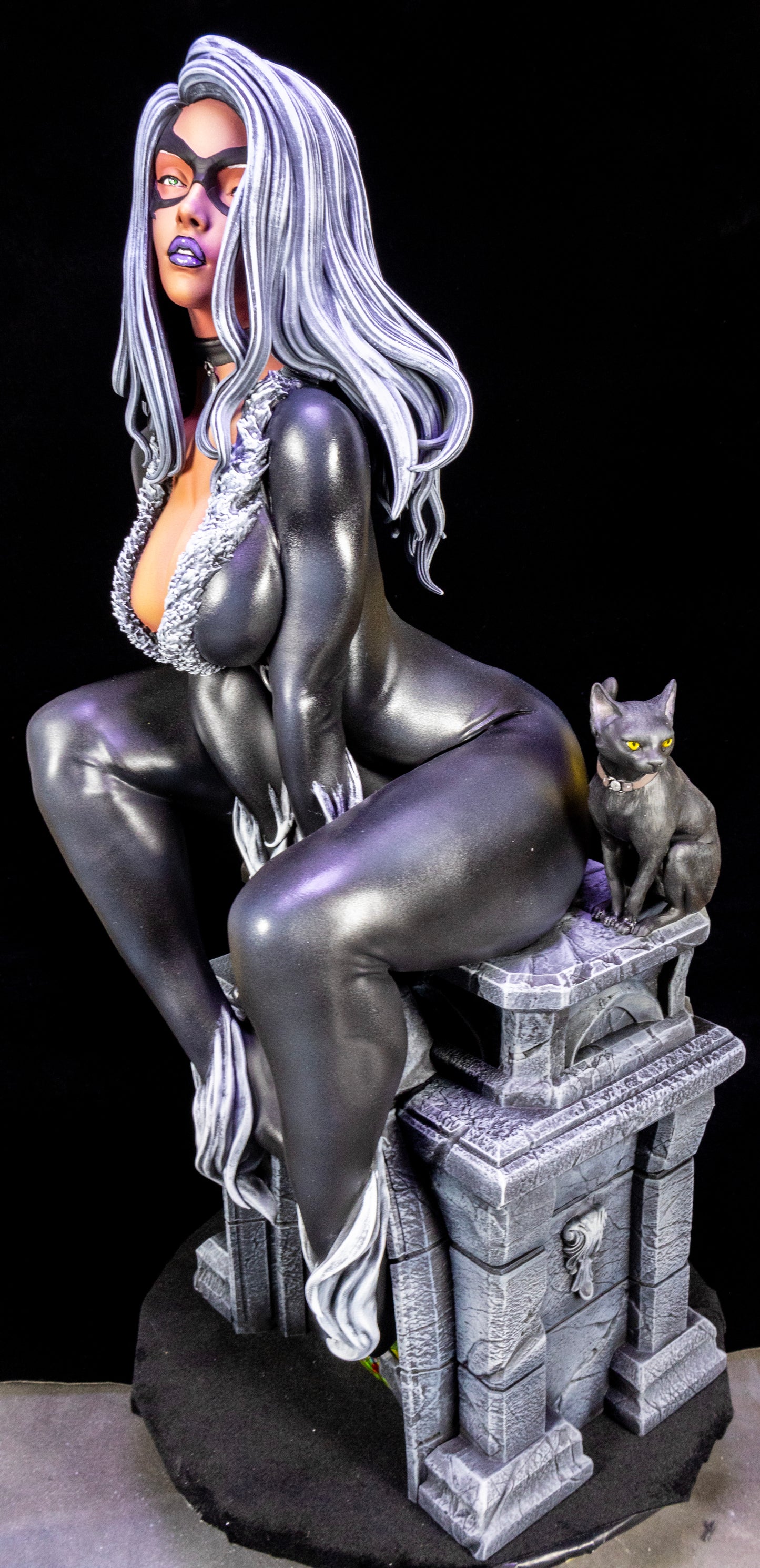 Black Cat Resin Fan Art - MTO (CA3D)