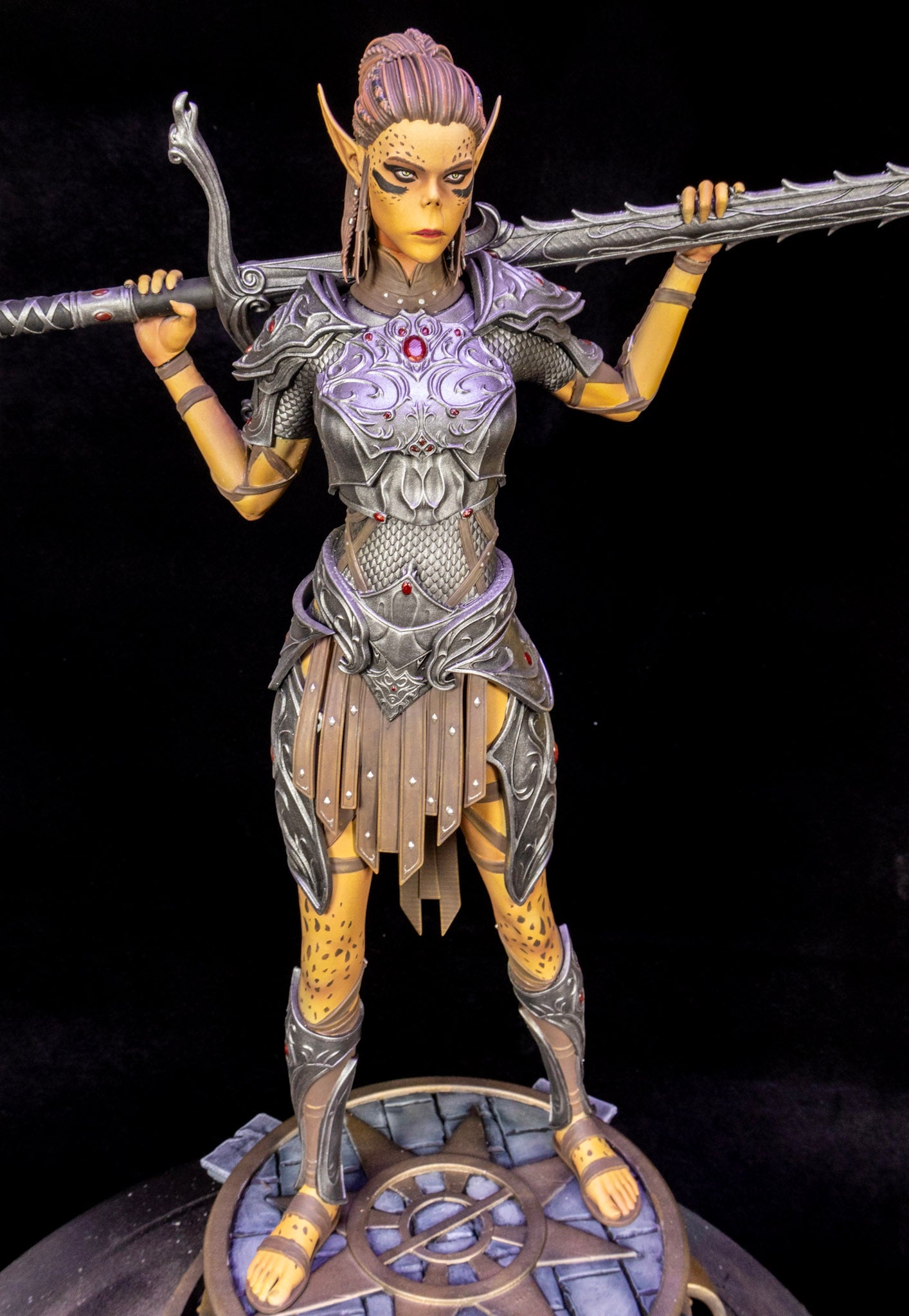 Baldur's Gate 3 Lae'zel Collectible Resin Fan Art Pro Painted - MTO