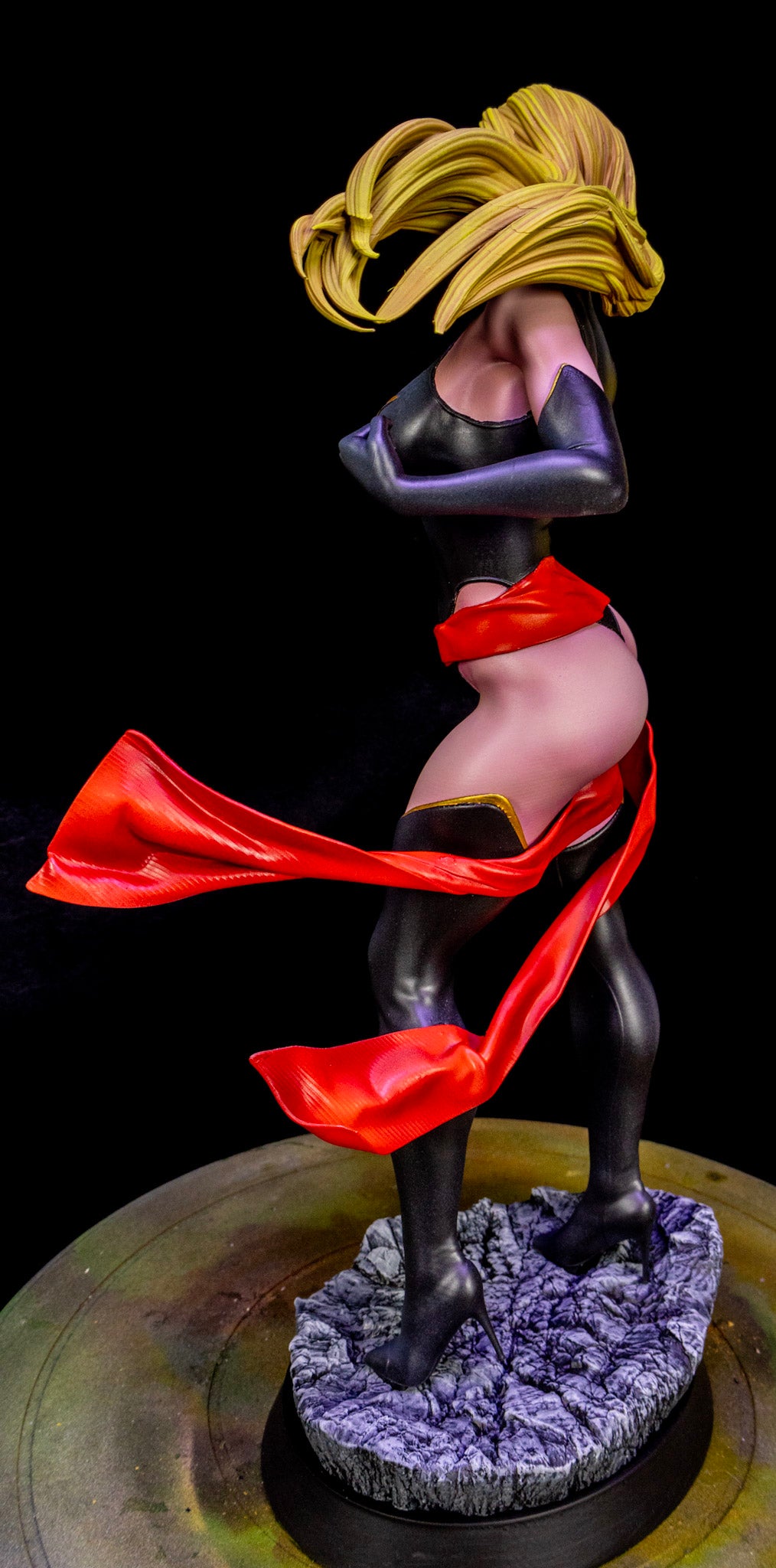 Ms. Marvel Resin Fan Art - MTO