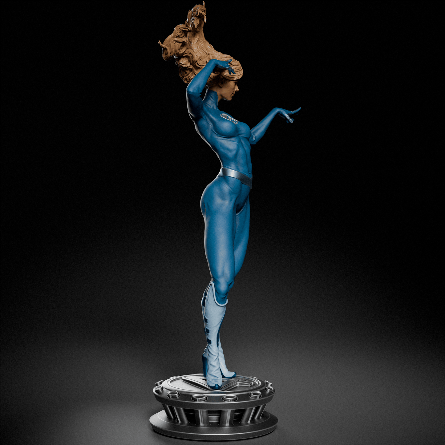 Invisible Woman Resin Fan Art - MTO CA3D