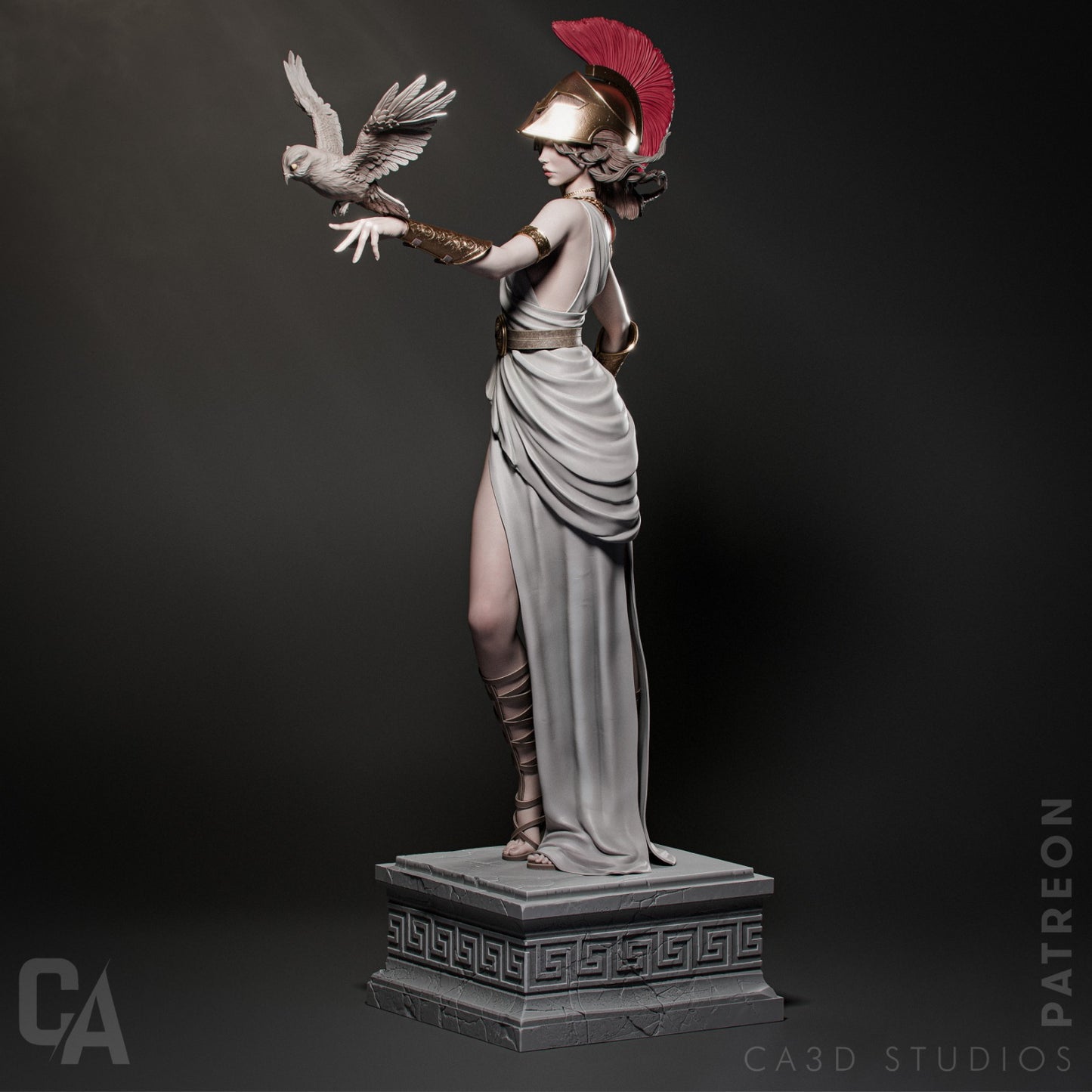 Athena Resin Fan Art - MTO