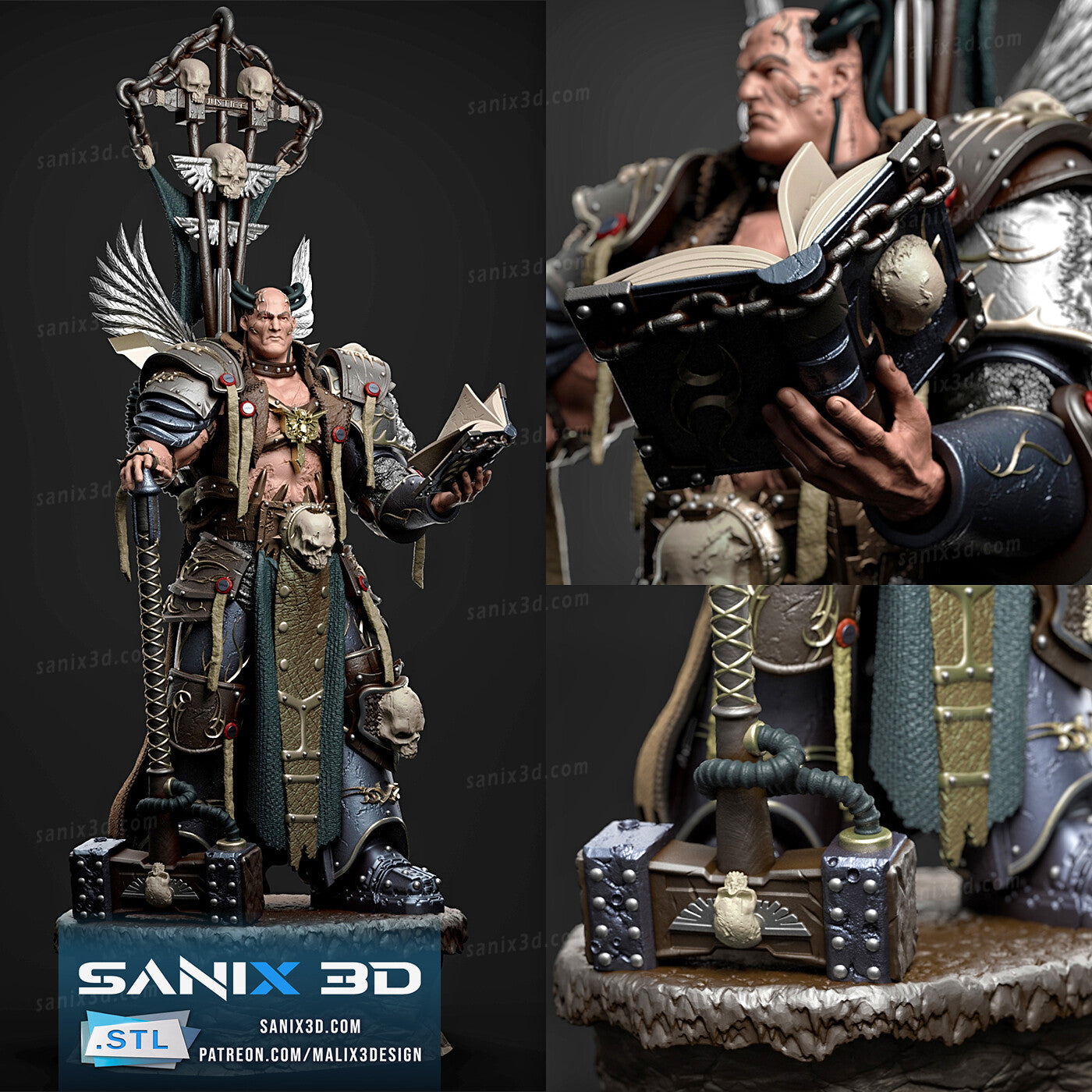 Inquisitor Resin Art (Design by Sanix3D)