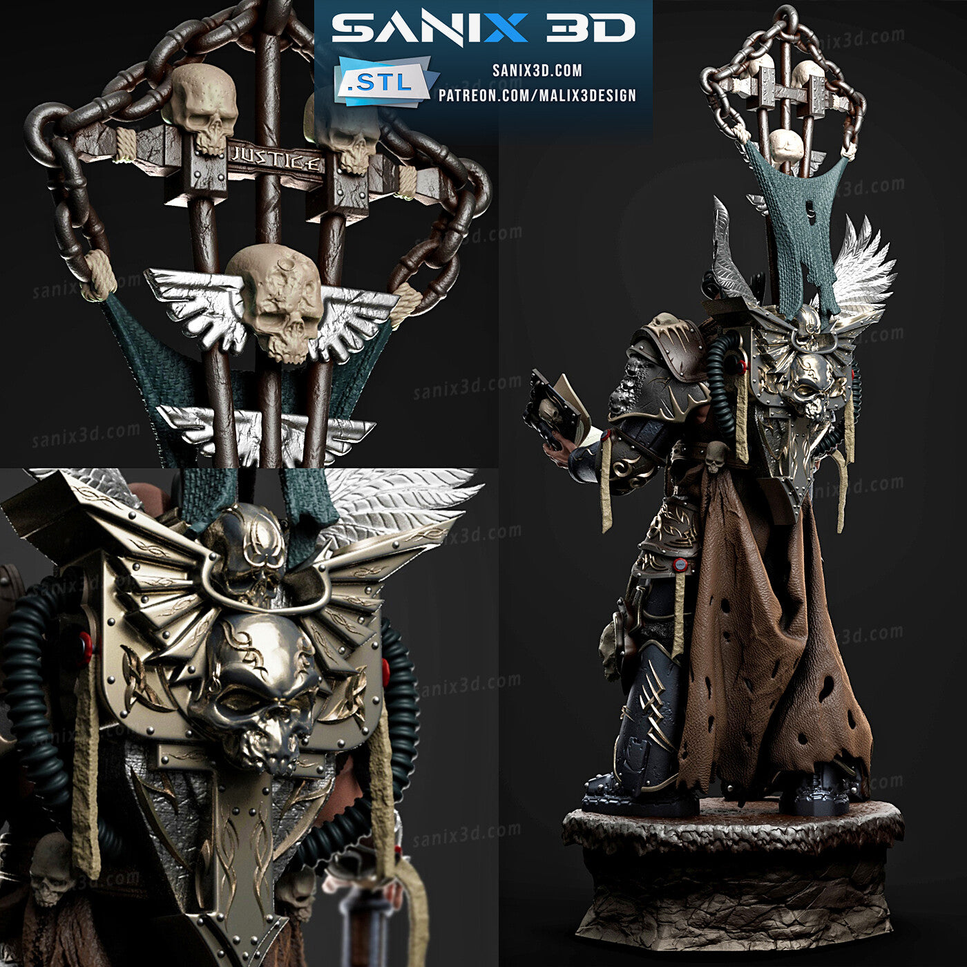 Inquisitor Resin Art (Design by Sanix3D)
