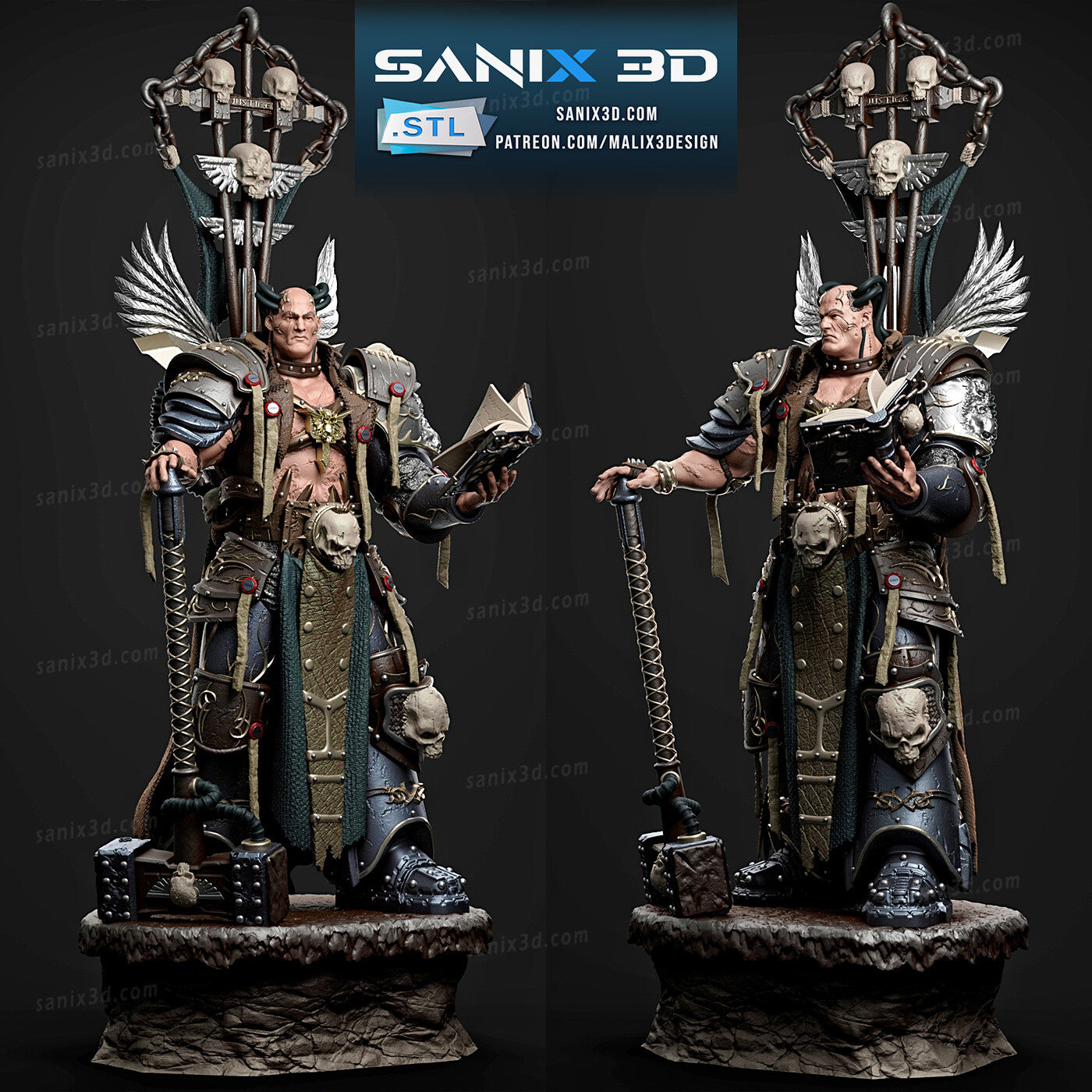 Inquisitor Resin Art (Design by Sanix3D)