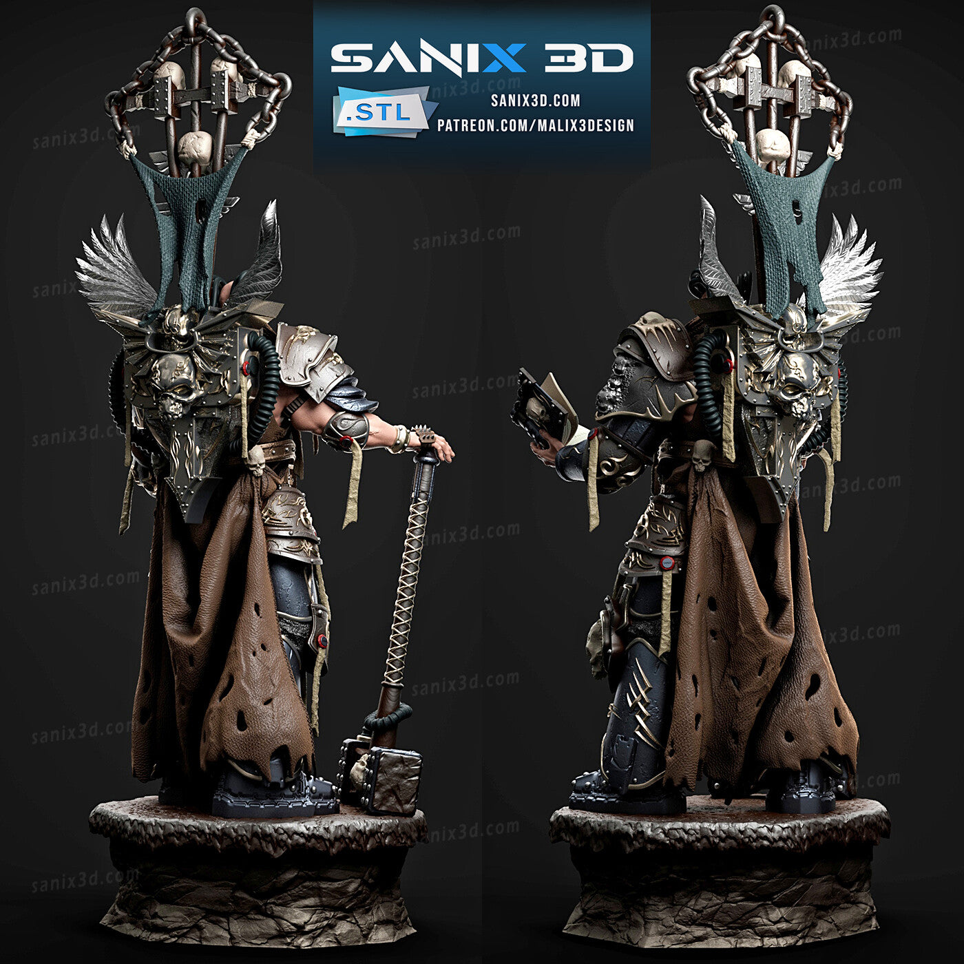 Inquisitor Resin Art (Design by Sanix3D)