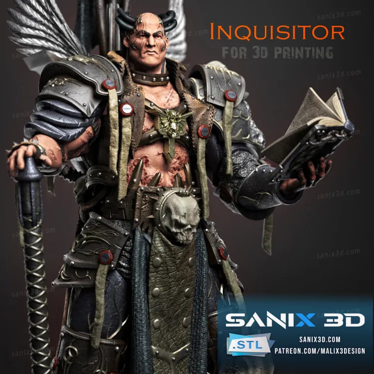 Inquisitor Resin Art (Design by Sanix3D)
