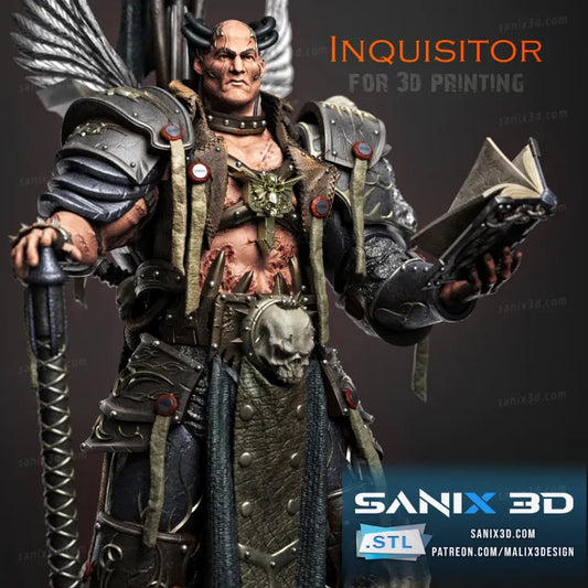 Inquisitor Resin Art (Design by Sanix3D)