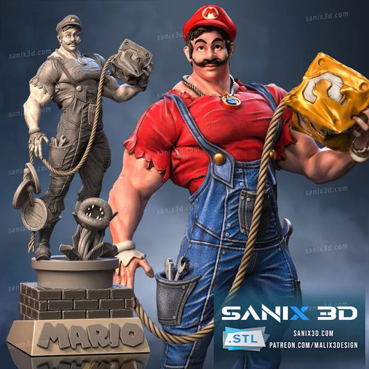 Mario Resin Art (Design by Sanix3D)