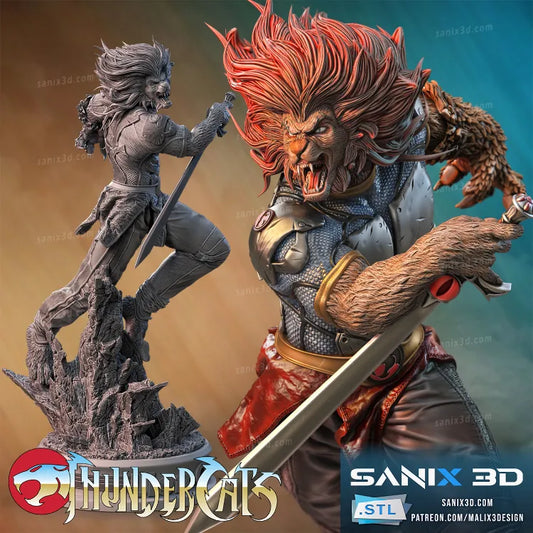 Lion-O Resin Art (Design by Sanix3D)