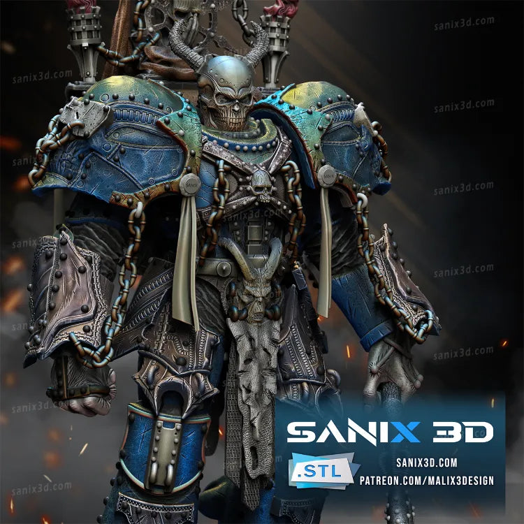 Chaos Colonel Resin Art (Design by Sanix3D)