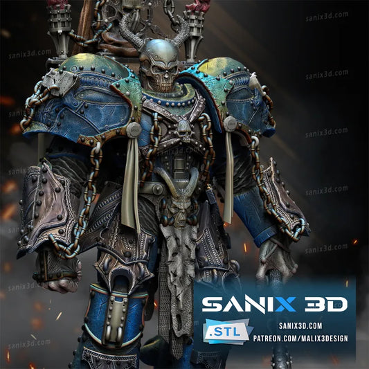 Chaos Colonel Resin Art (Design by Sanix3D)