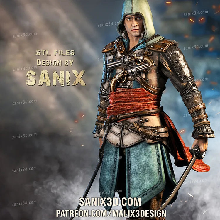 Assassin Resin Art (Design by Sanix3D)
