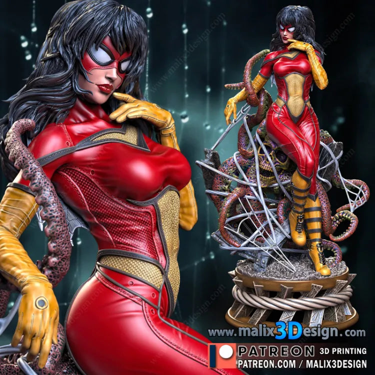 Spider-Girl Sanix Resin Fan Art Pro Painted - MTO