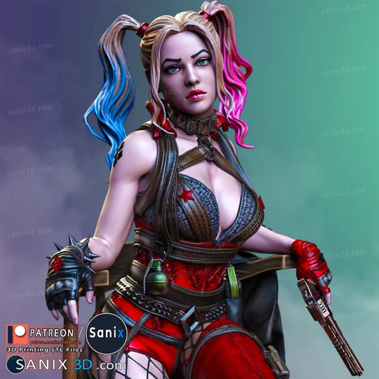 Harley Quinn Resin Fan Art - MTO (Sanix3D)