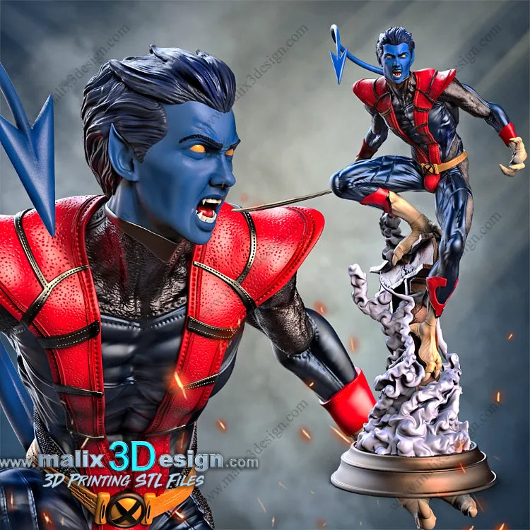 Nightcrawler Resin Fan Art Pro Painted - MTO