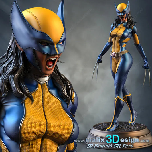 X-23 Sanix Resin Fan Art Pro Painted - MTO