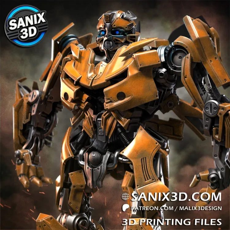 Bumblebee Resin Fan Art Sculpture