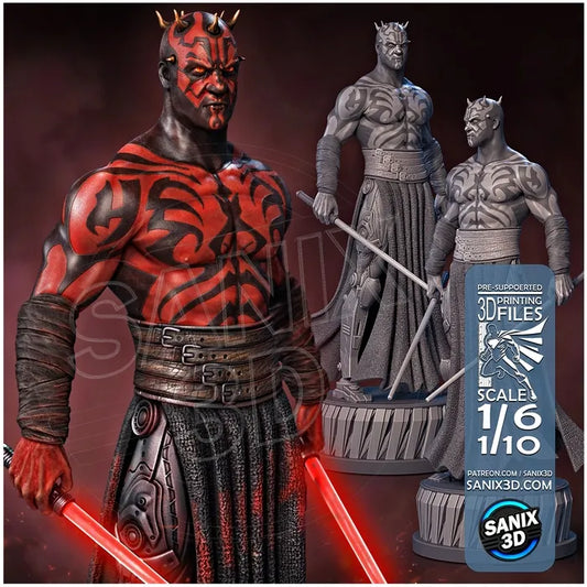 Darth Maul Resin Art (Design by Sanix3D)