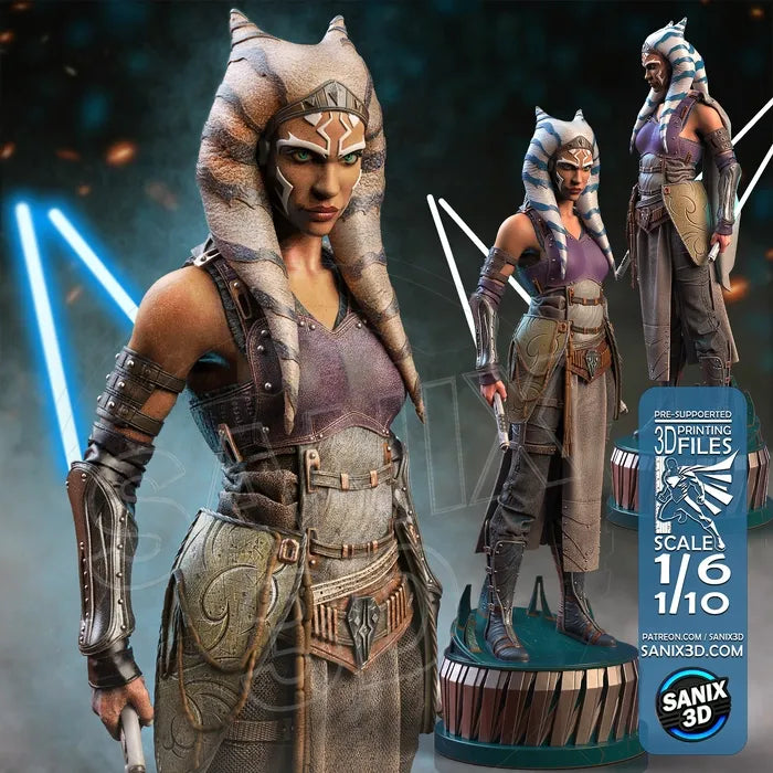 Ahsoka Resin Art (Design by Sanix3D)