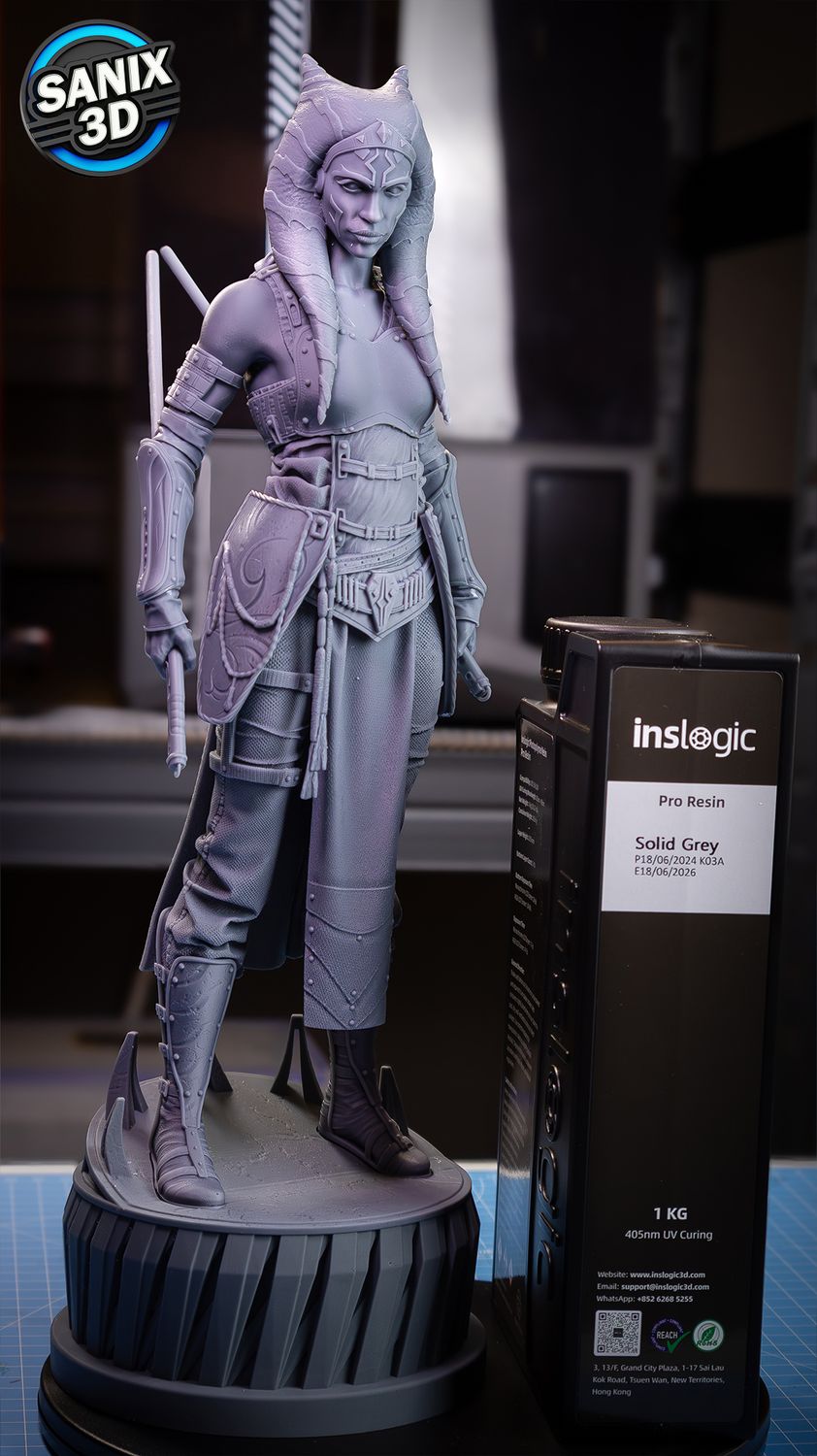 Ahsoka Resin Art (Design by Sanix3D)