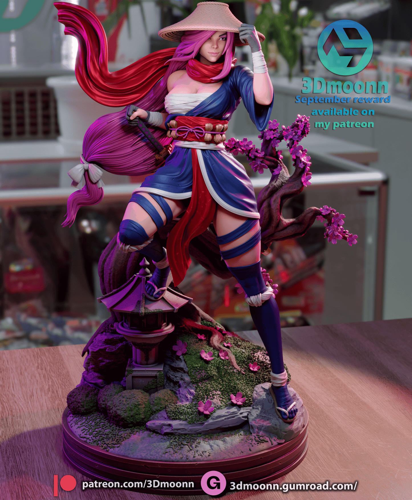 Psylocke Collectible Resin Fan Art - MTO 3DM