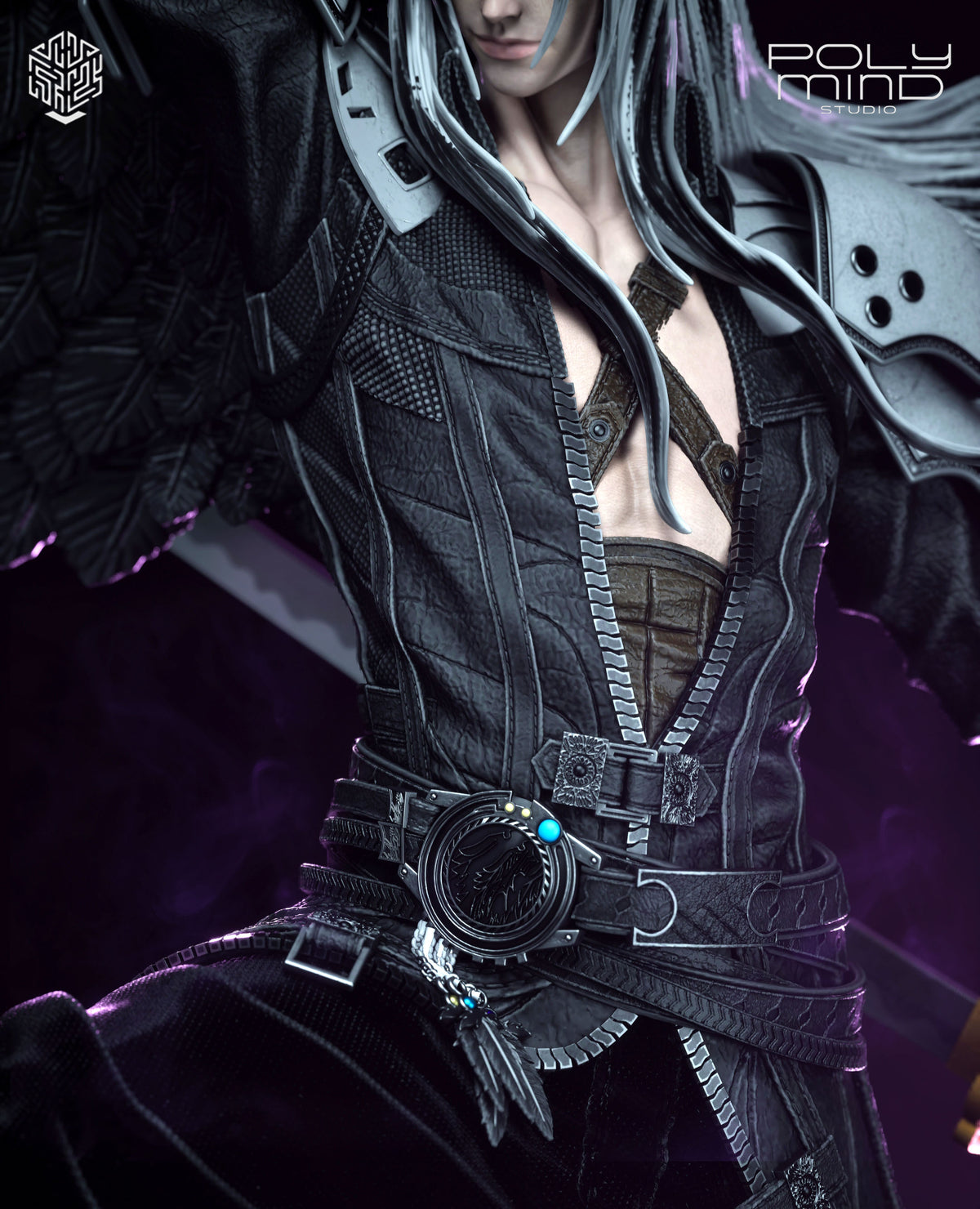 Sephiroth Final Fantasy Resin Art (PolyMind Version)