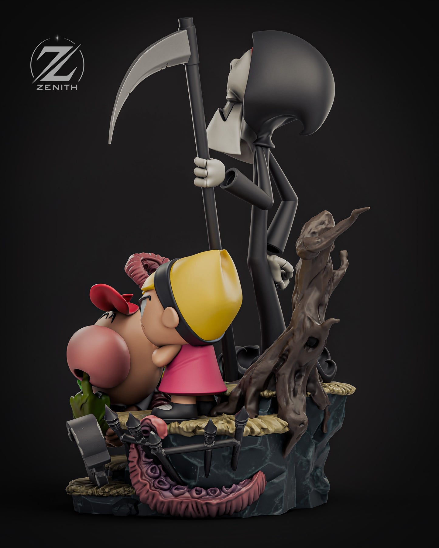 Billy and Mandy Resin Art (Design by Zenith)
