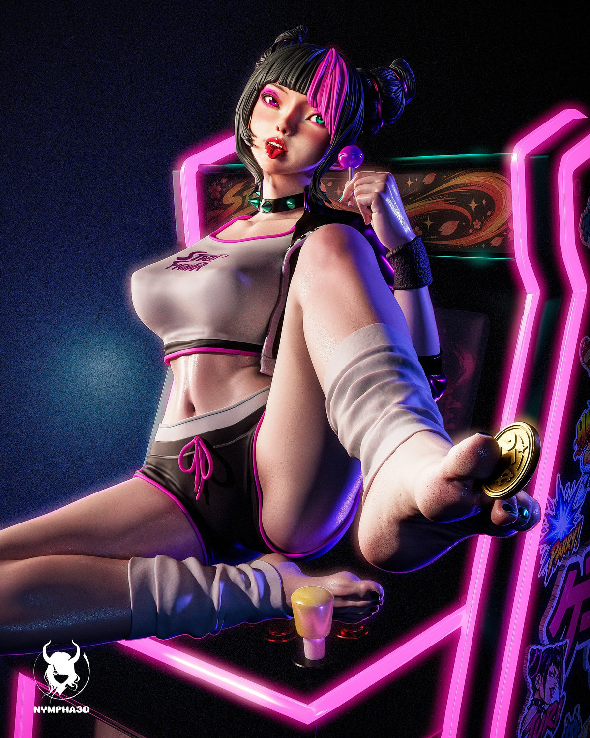 Juri Street Fighter Resin Art (Nympha3D)