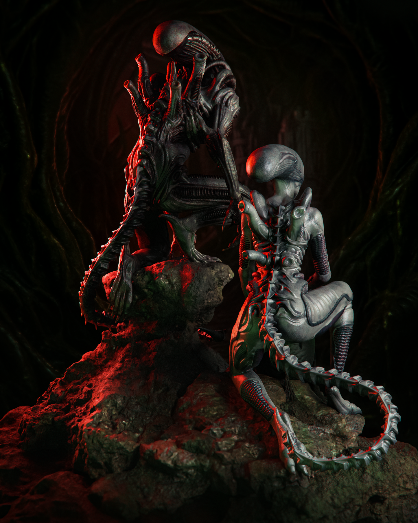Xenomorph Alien Resin Art - MTO (Design by CA3D)