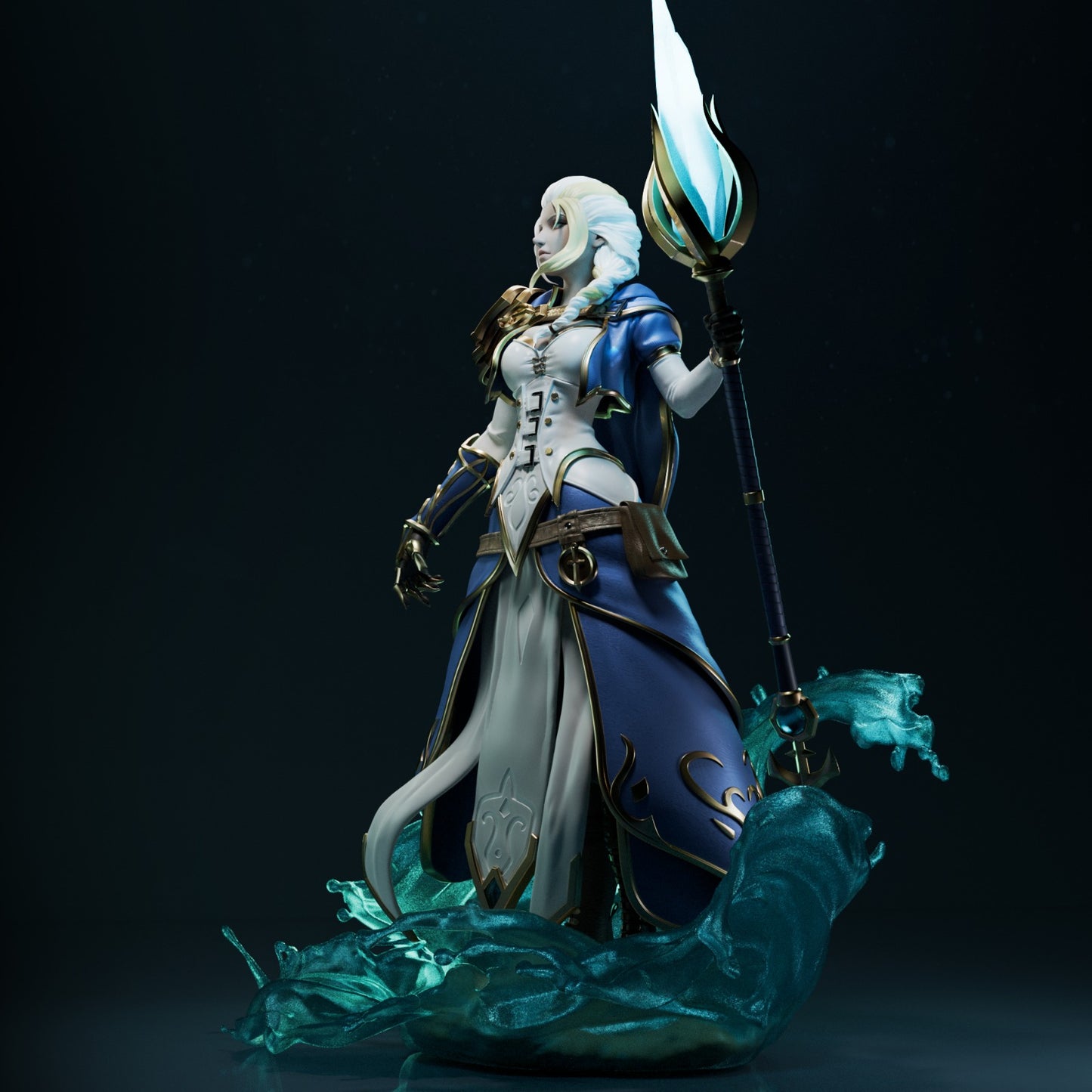 WoW Jaina Collectible Resin Fan Art Pro Painted - MTO