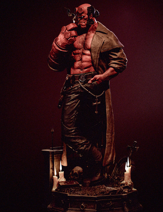 Hellboy Resin Art (Design by CA3D)