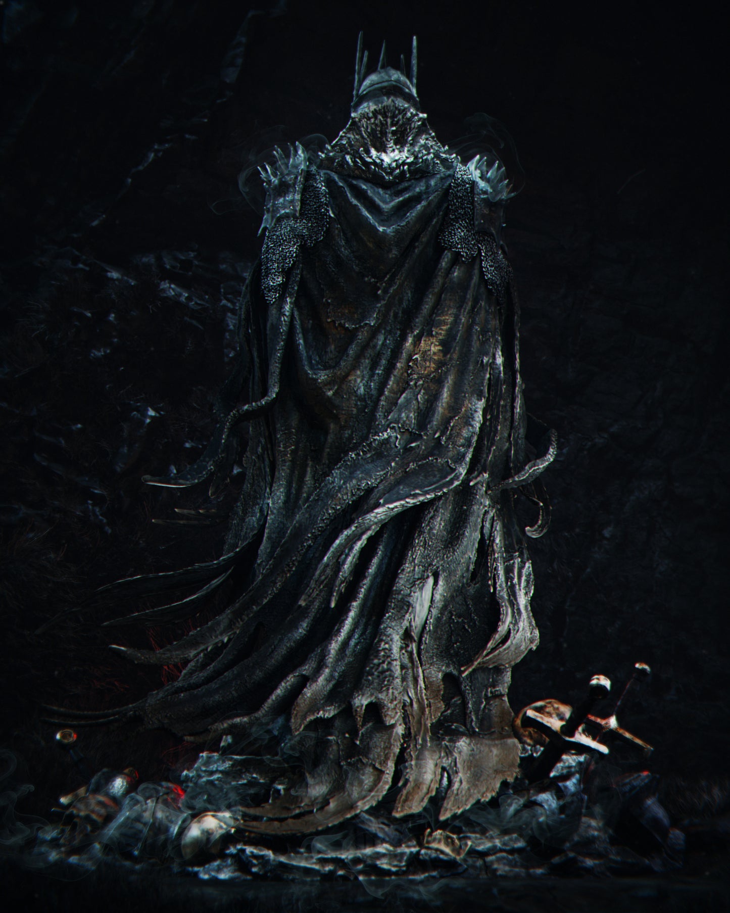 Death Knight Resin Art - MTO (Design by CA3D)