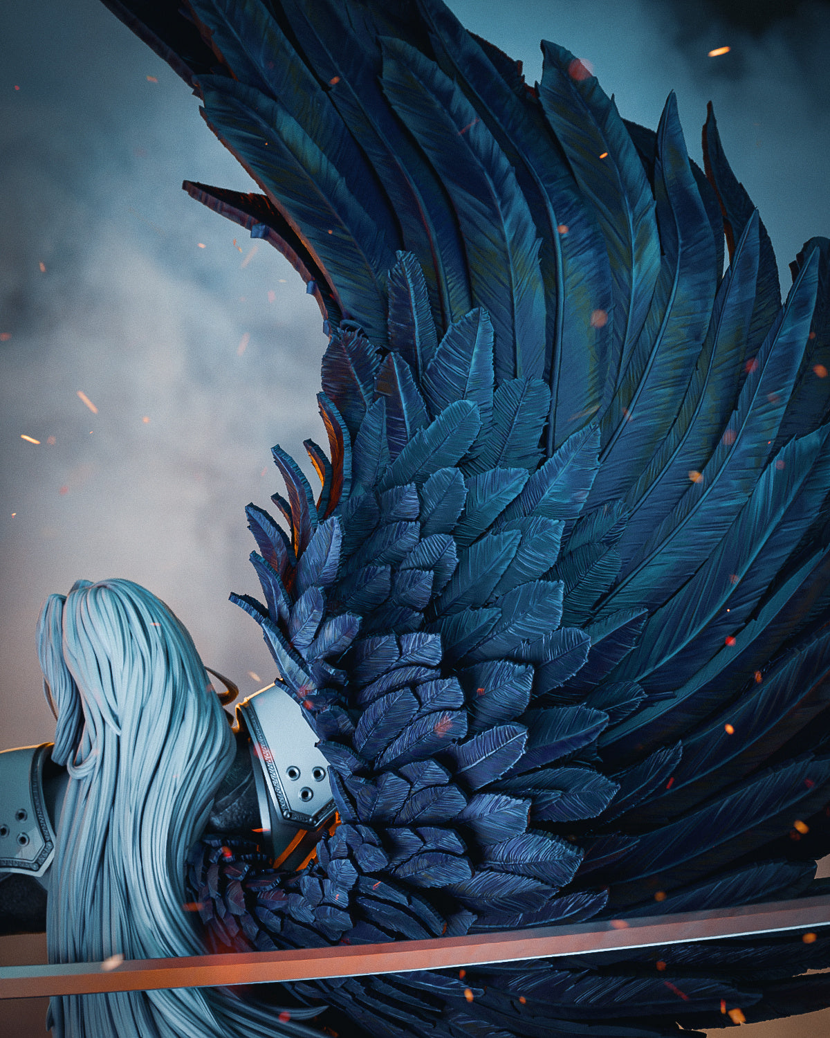 Sephiroth Resin Art - MTO (Design by CA3D)