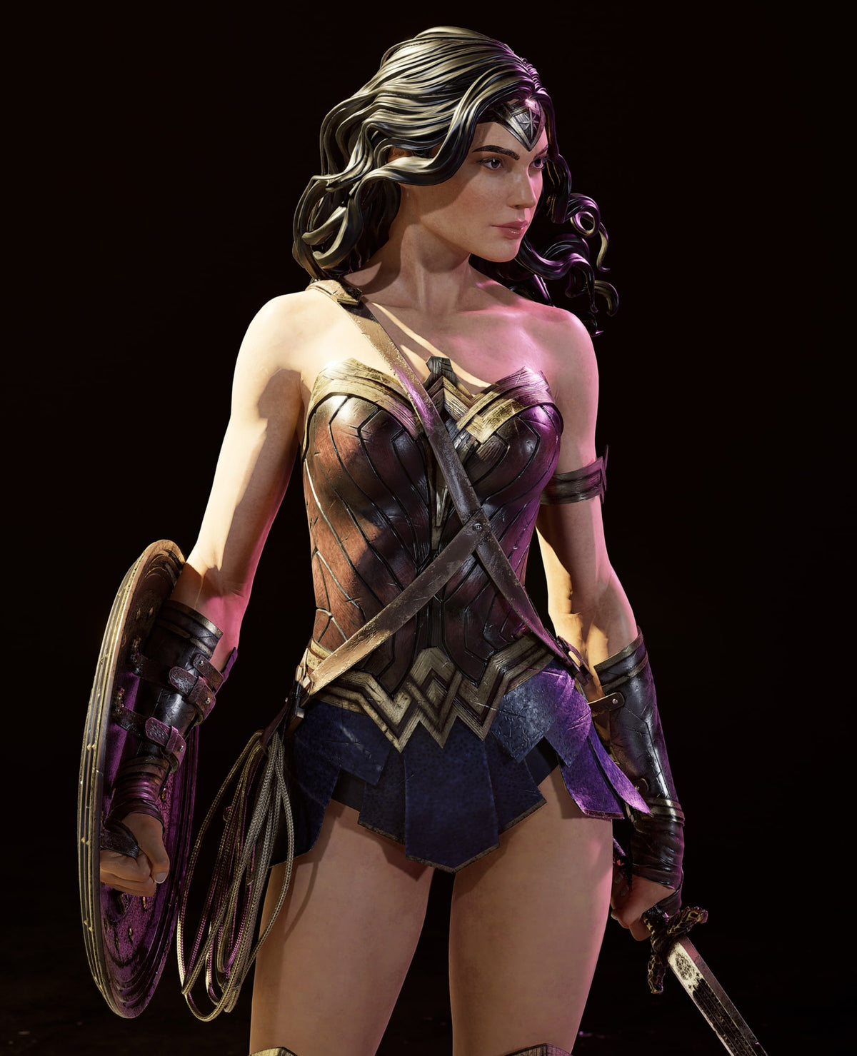 Wonder Woman Resin Art (Godlink Version)