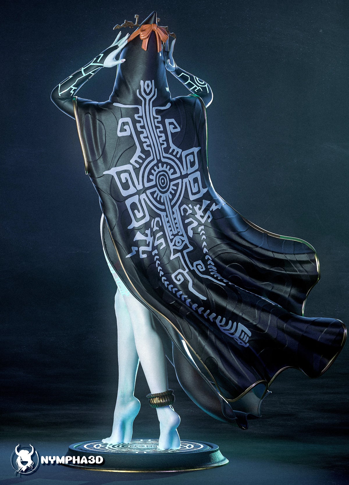 Midna Legend of Zelda Resin Art (Nympha3D)