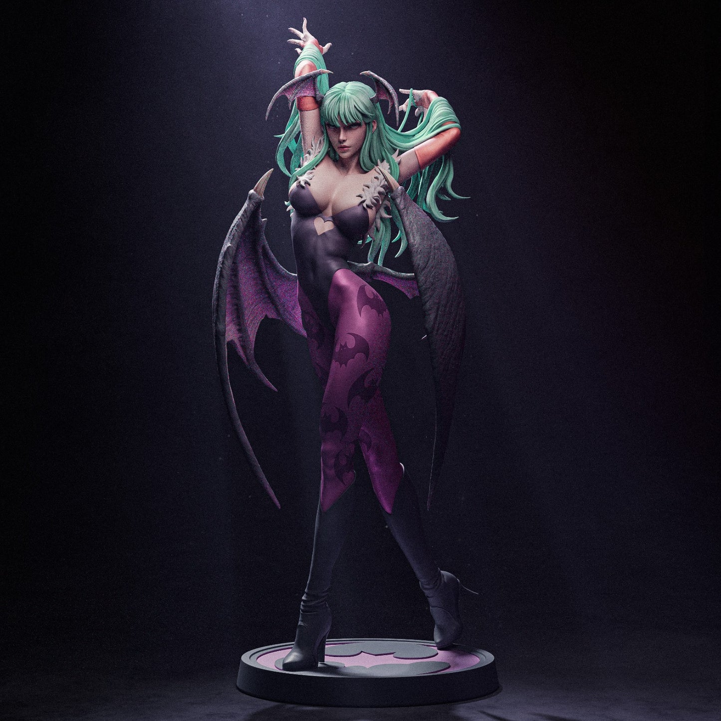 Morrigan Aenslan Collectible Resin Fan Art Pro Painted - MTO